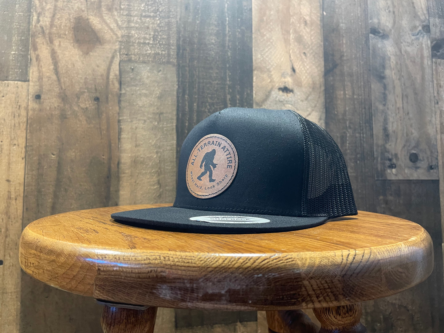 Flat Bill Trucker Sasquatch Hat
