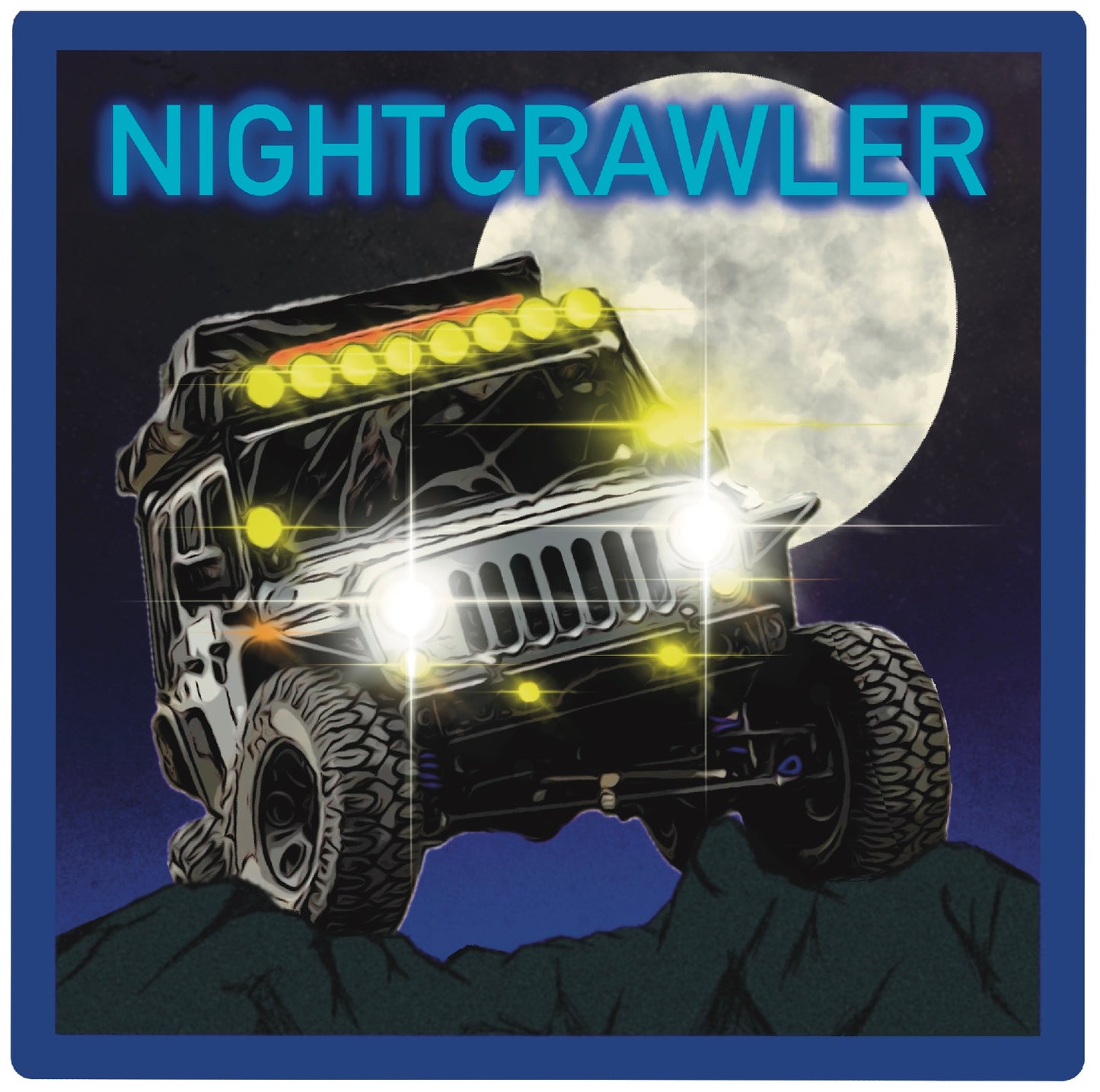 Nightcrawler 4 inch Sticker
