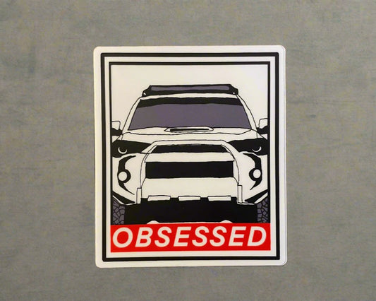 Obsessed Toyota 4runner sticker